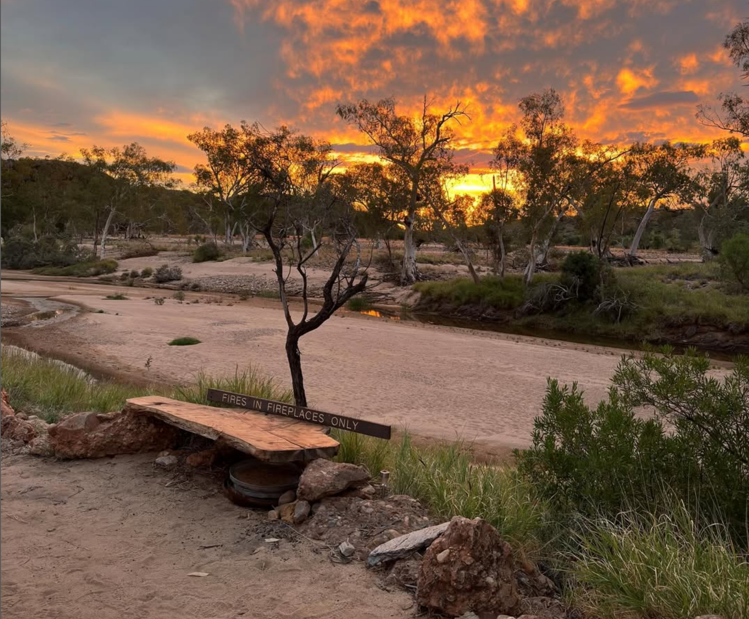 young walkers, Larapinta Trail